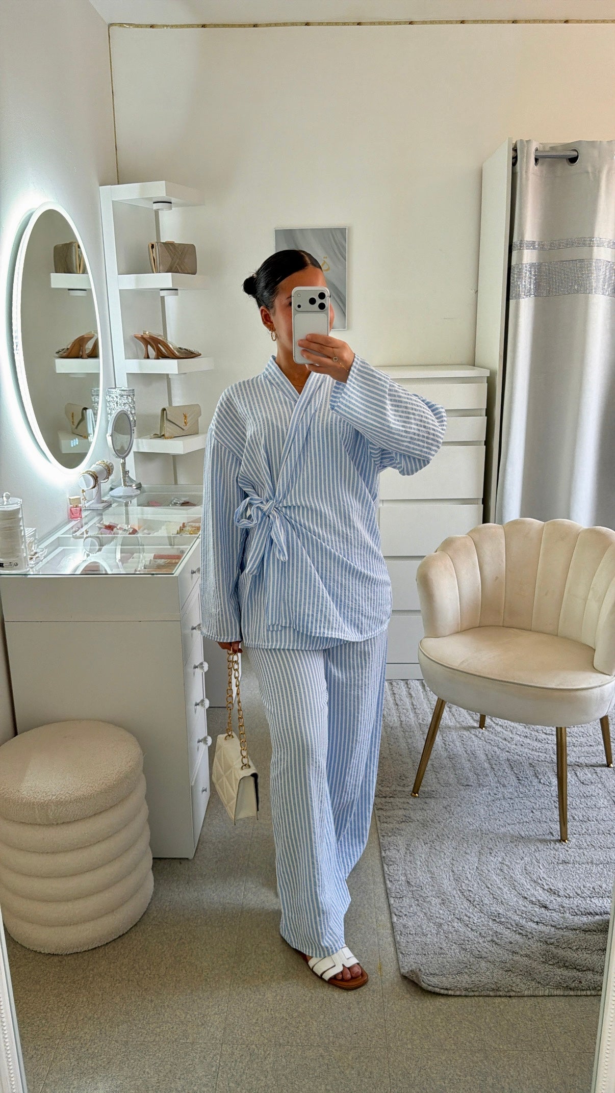Ensemble Paula bleu