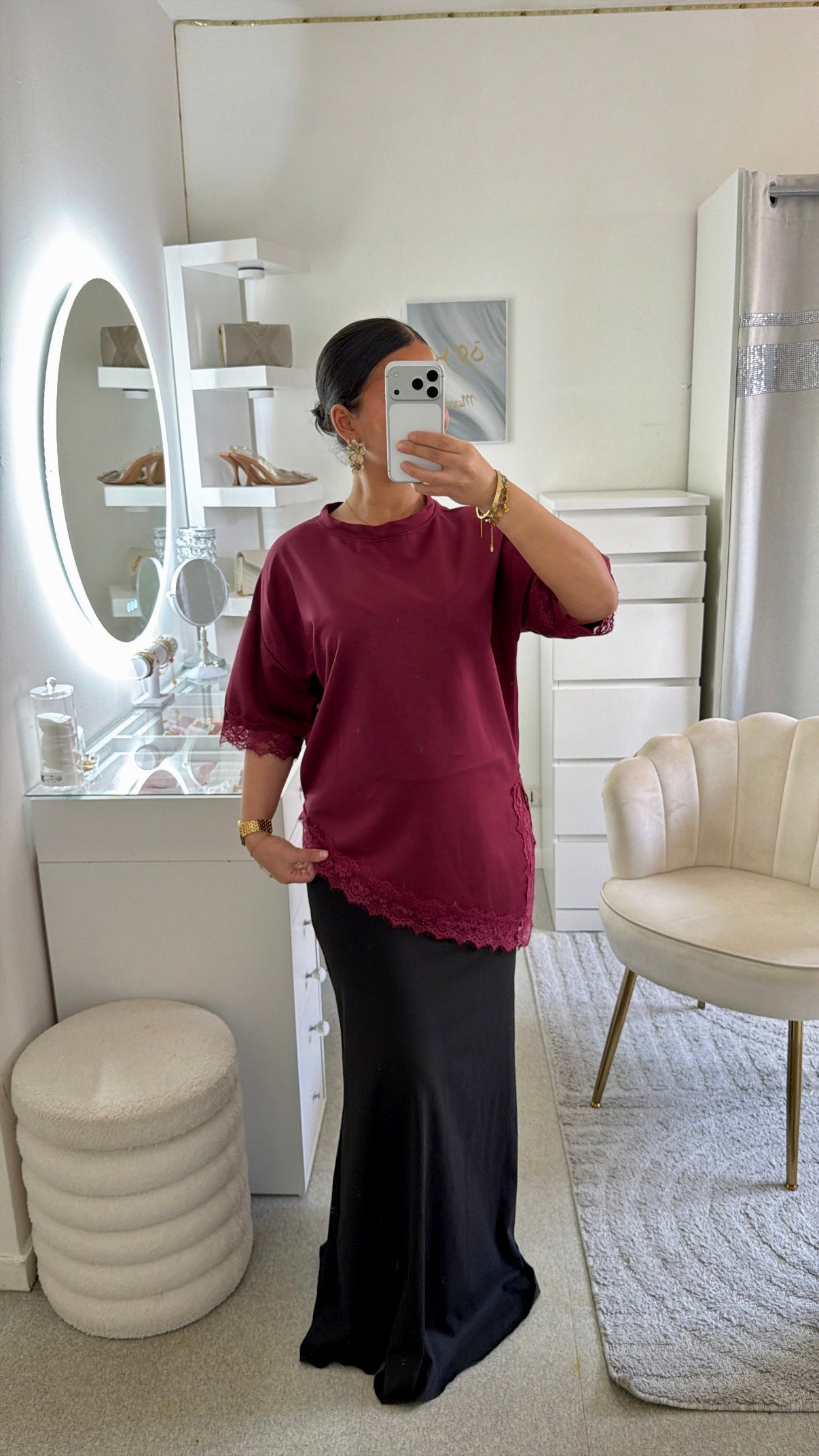 Top feriel bordeaux