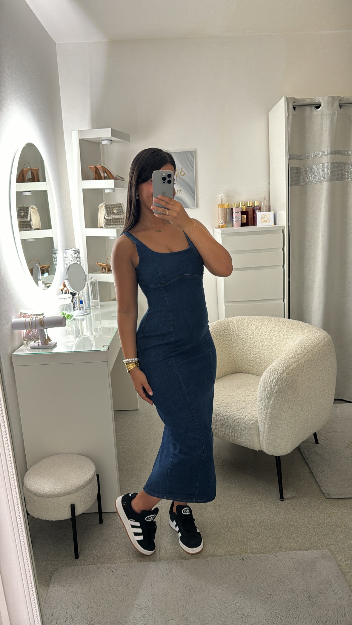 Robe en Jean bleu