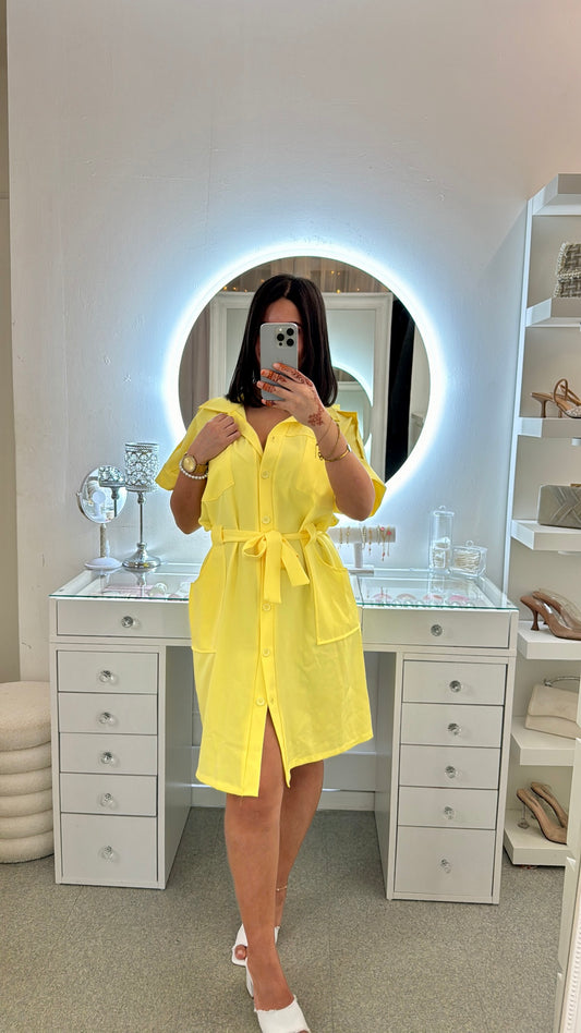 Robe Samira jaune