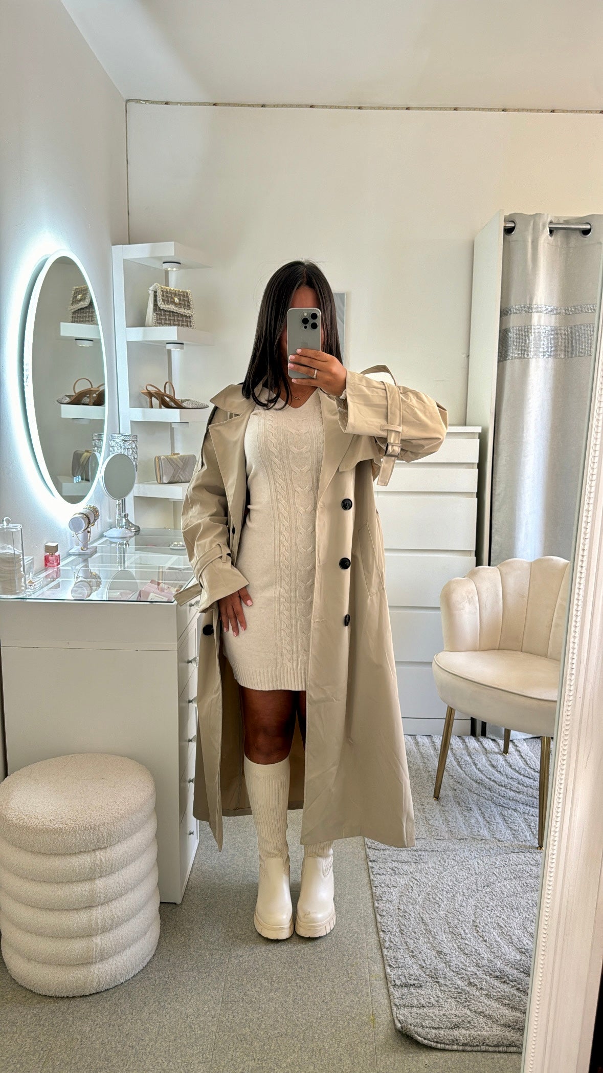 Trench Salomé en beige