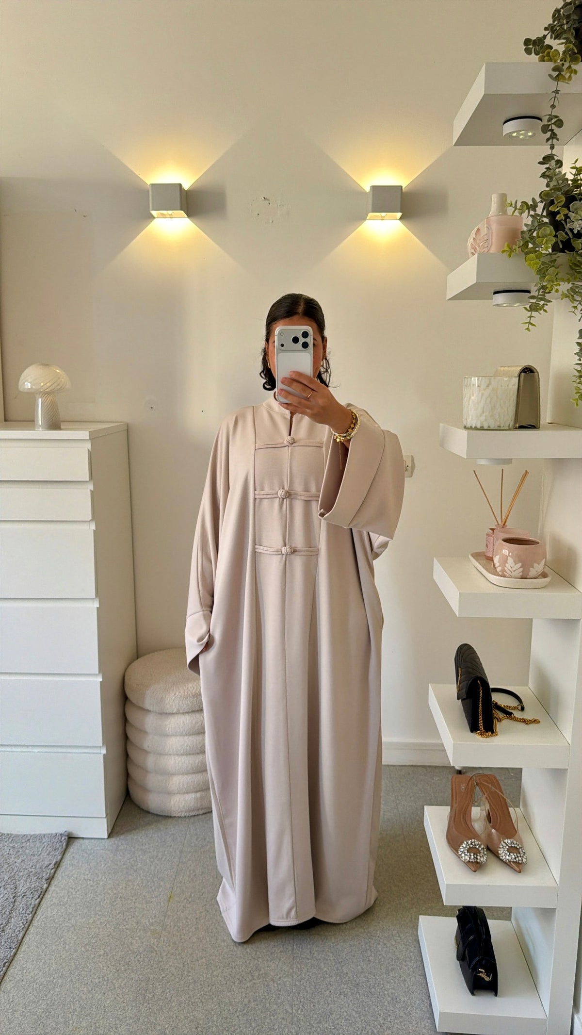 Robe Hena en beige