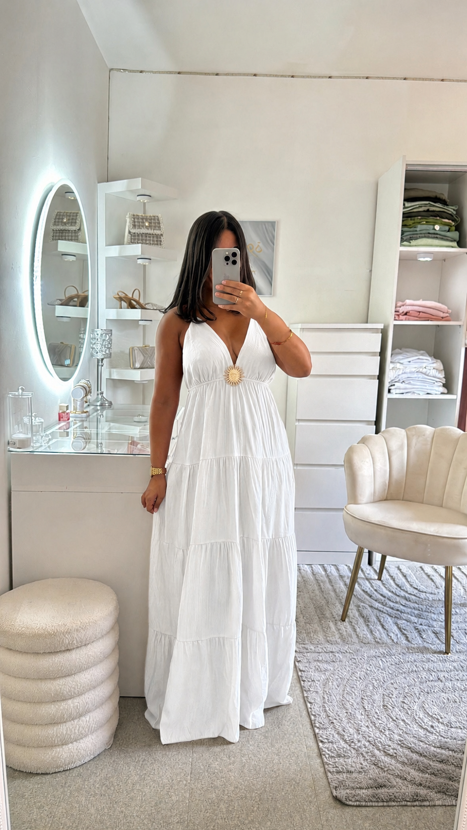 Robe Lilia en blanche