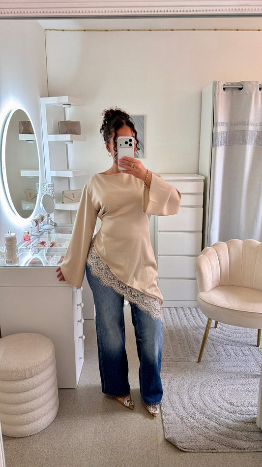 Top Thaïs beige