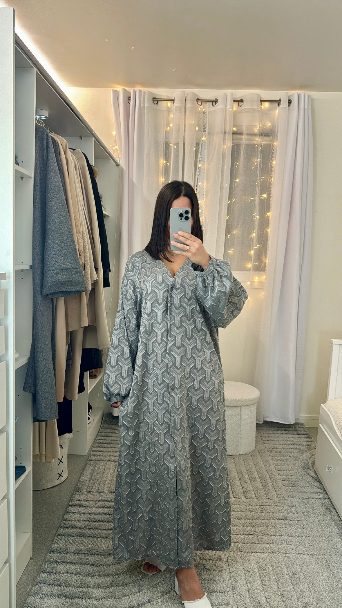Robe Laura gris