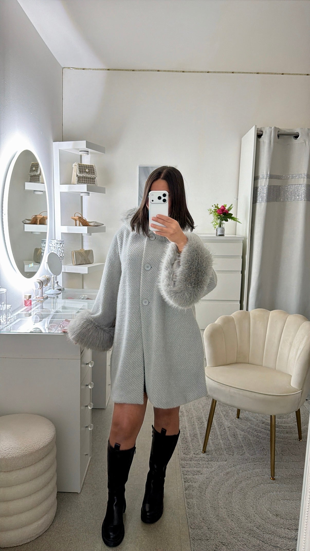 Manteau Pauline gris