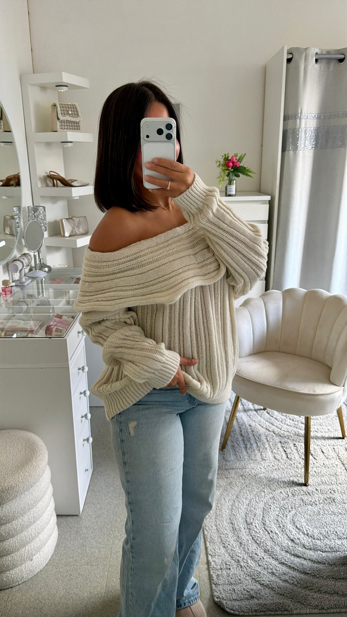 Pull baya beige