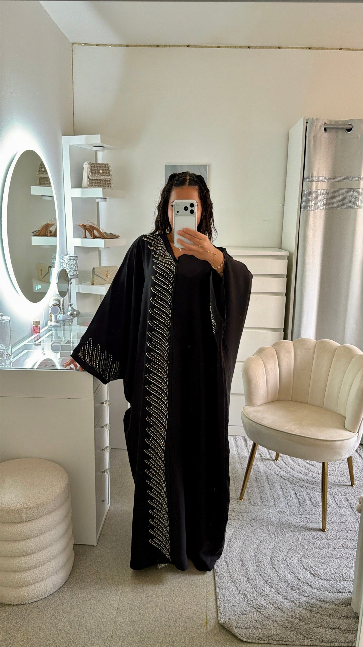 Abaya Sélyna noir