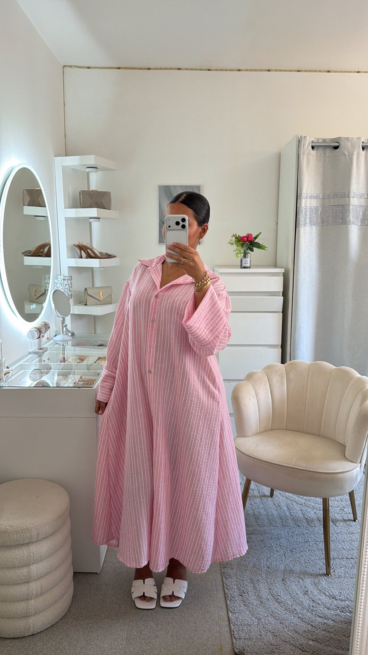 Robe Nargisse en rose