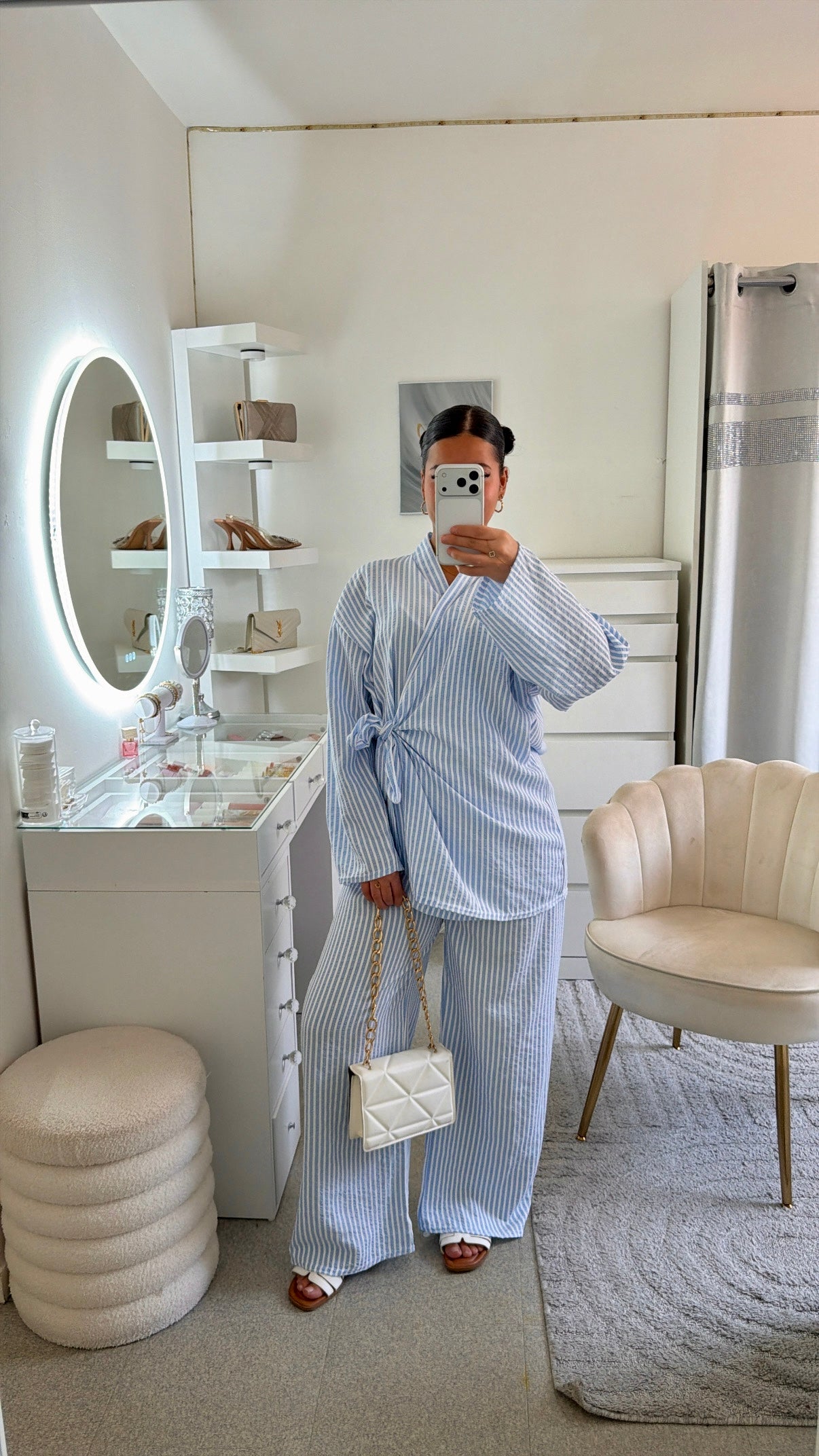 Ensemble Paula bleu